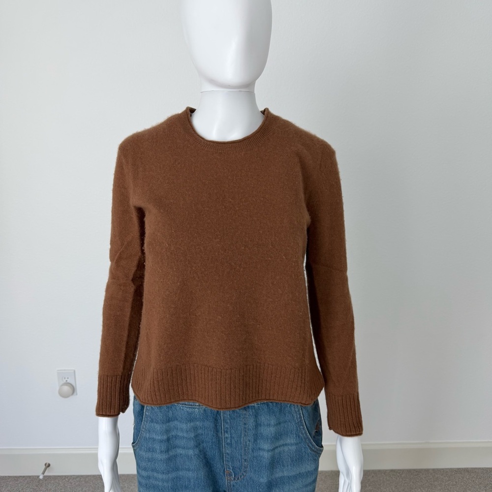 Rachel Zoe Cashmere Sweater in Warm Brown